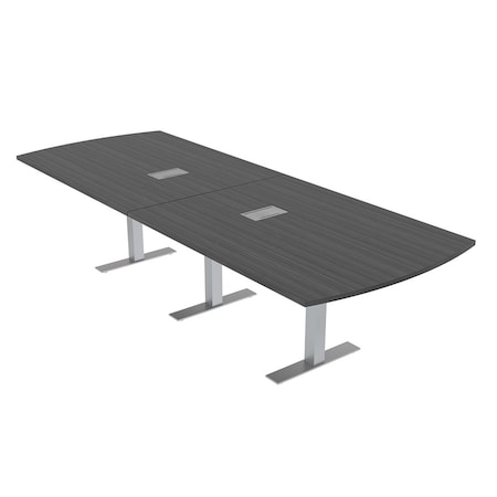 Skutchi Designs 45 in W, 120 in L, 29 in H, Engineered Wood Top, Grey HAR-AREC-46X119-T-ELEC-ASIANNIGHT
